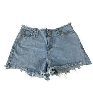 BDG Urban Outfitters High-Waisted Distressed Cutoff Jean Shorts Size 28